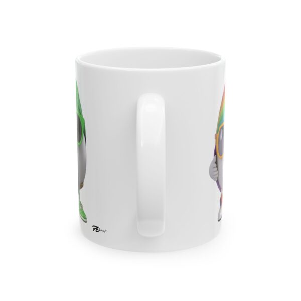 Easter Egg Hunt White Mug – Celebrate Spring with This Charming Eggs Design - Image 4