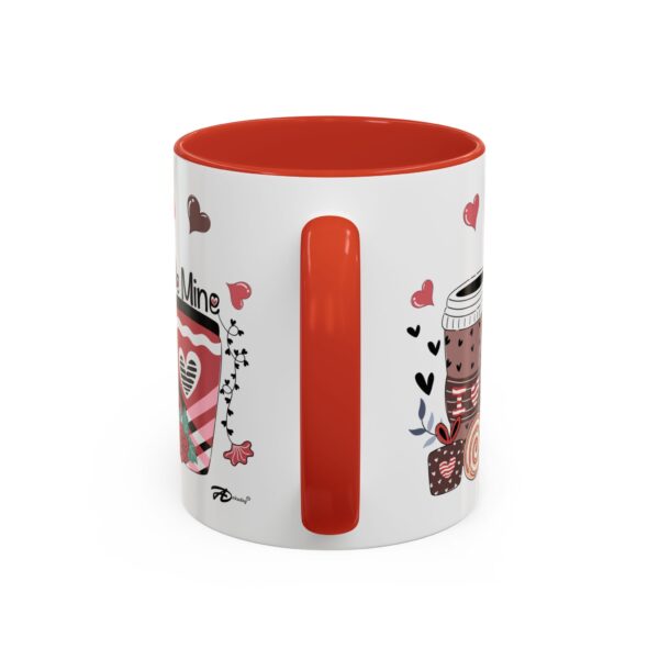 Valentines Coffee -Themed Valentine's Day Mug 11oz – Celebrate Love Over Coffee - Image 4