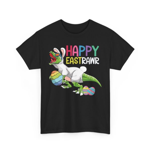 Easter Dino Tee Funny – Perfect for Celebrating the Easter Spirit T-Shirt 100% Cotton Unisex - Image 4