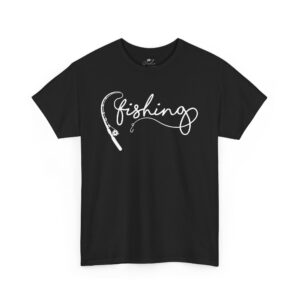 Catch of the Day: Unisex Cotton Fishing Tee for Outdoor Enthusiasts