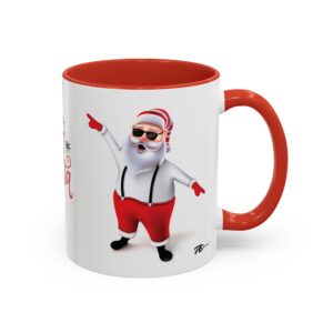Cool Santa 11oz Ceramic Mug with 'Love Santa' Design