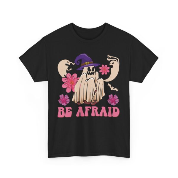 Be Afraid Halloween T-Shirt 100% Cotton Unisex - Spooky Classic Tee