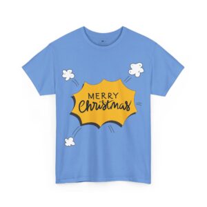 Merry Christmas T-Shirt – Fun Holiday Tee with Comic Style Design