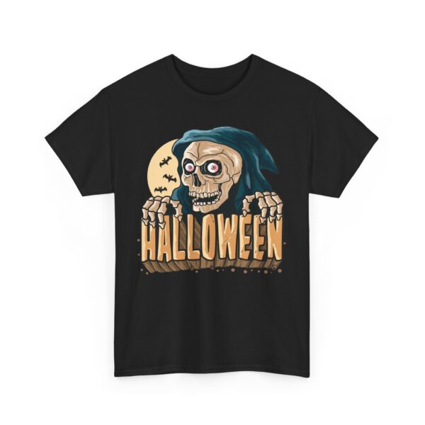 Skull Scary Halloween T-Shirt 100% Cotton Unisex - Spooky Classic Tee