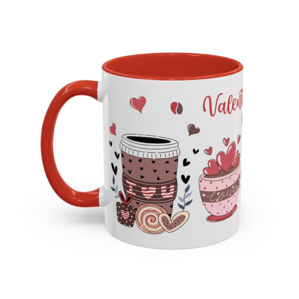 Valentines Coffee -Themed Valentine's Day Mug 11oz – Celebrate Love Over Coffee - Image 3