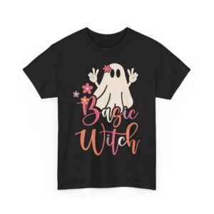 Basic Witch Funny Halloween T-Shirt 100% Cotton Unisex - Spooky Classic Tee
