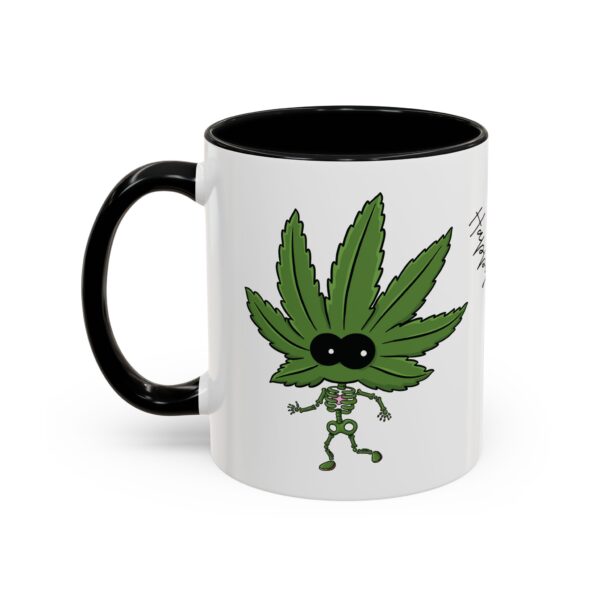 11oz Halloween Weed Ceramic Mug – Bring Spooky Elegance to Your Sips - Image 3