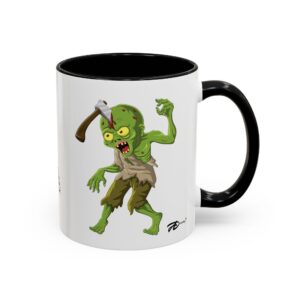 Chilling Halloween Zombies. Ideal for Halloween Fans -11oz Spooky Ceramic Mug