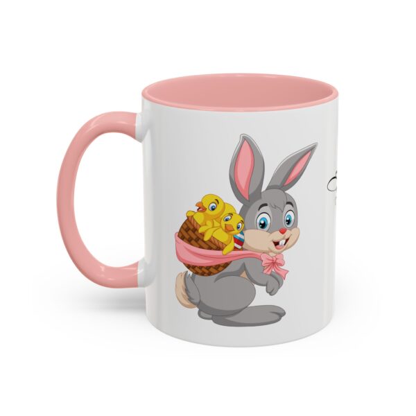 Colorful Easter Bunny Ceramic Mug – Perfect for Your Festive Morning Coffee - Image 3