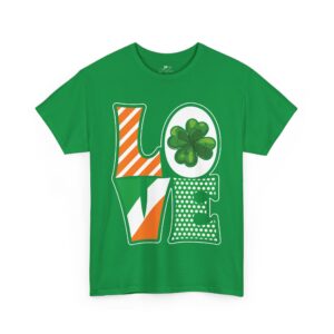Cheers to Irish Luck! St. Patrick’s Day Cotton Tee with Love