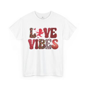 Love Vibes! Sweet Love Graphic Cotton T-Shirt – Valentine’s Day Edition