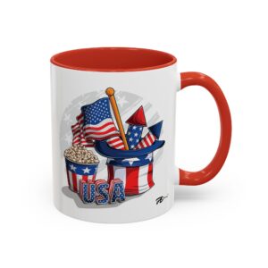 11oz Ceramic Mug for 4th of July – Perfect for Patriotic Celebrations Independence Day