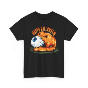 Eye Fearsome  Pumpkin Halloween T-Shirt 100% Cotton Unisex