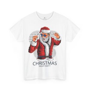 Christmas Party Santa T-Shirt – Fun Holiday Tee with Dancing Santa Design