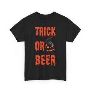Trick or Beer Halloween T-Shirt 100% Cotton Unisex