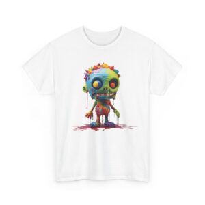 Zombie Color 3d Halloween T-Shirt 100% Cotton Unisex