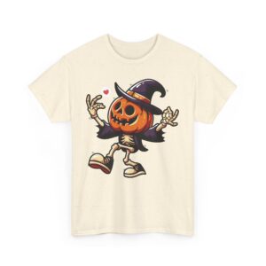 Dancing Pumpkin Halloween T-Shirt 100% Cotton Unisex