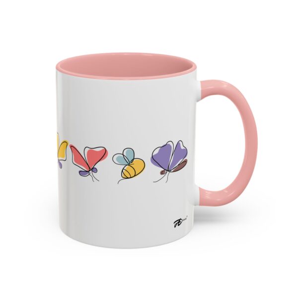 Butterfly Mug – Unique 11oz Ceramic Mug with Stylish Graphic Design - Image 2