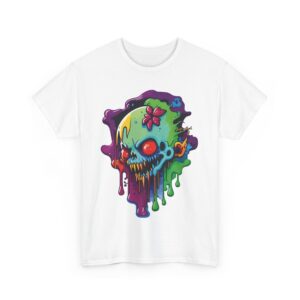 Zombie Flower Halloween T-Shirt 100% Cotton Unisex