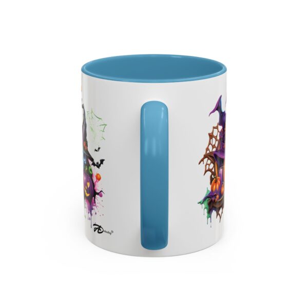 Spooky Halloween Ceramic Mug -11oz Glossy Accent Cup for Festive Coffee & Tea - Image 4