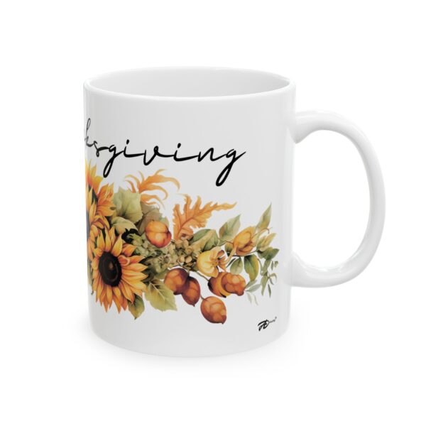 Warm Fall Wishes 11oz Thanksgiving Ceramic Mug – Great Gift Idea - Image 4