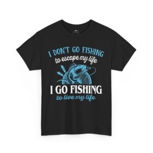 Unisex Fishing Tee: Reel in Comfort with this Soft Cotton Shirt