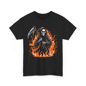 Halloween Grim Reaper T-Shirt 100% Cotton Unisex