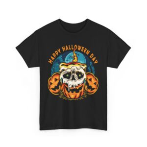 Happy Day Pumpkin Halloween T-Shirt 100% Cotton Unisex