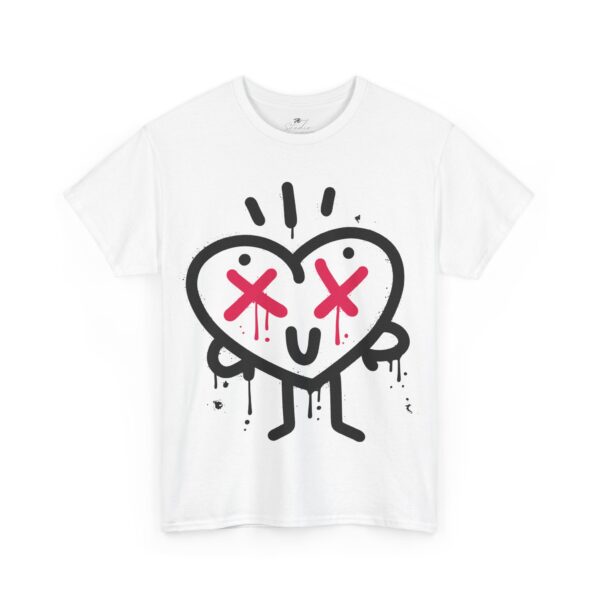 Graffiti Funny Heart with Smile Face! T-Shirt – Valentine’s Day Edition