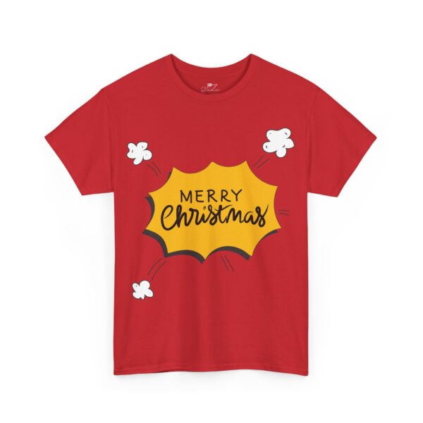 Merry Christmas T-Shirt – Fun Holiday Tee with Comic Style Design - Image 6