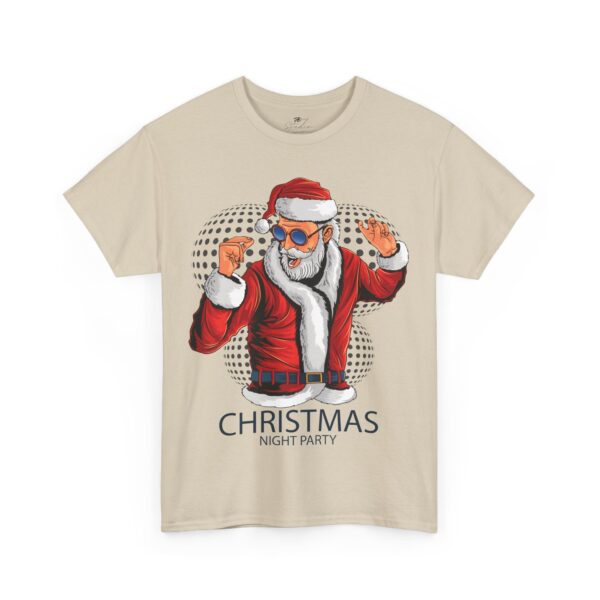 Christmas Party Santa T-Shirt – Fun Holiday Tee with Dancing Santa Design - Image 4