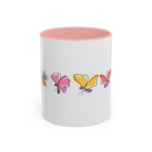 Butterfly Mug – Unique 11oz Ceramic Mug with Stylish Graphic Design