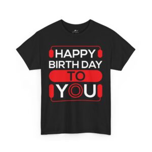 Birthday Party Essential: Graphic Cotton T-Shirt for All Ages