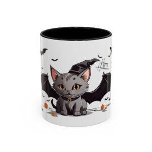 Funny Kitty Halloween Decor – Ideal for Adding a Spooky Touch to Your Mornings