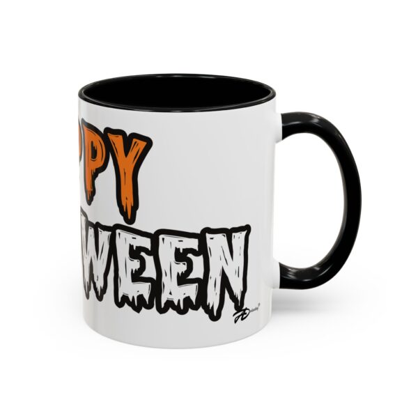 Happy Halloween-Themed Ceramic Mug -11oz with Glossy Finish for Your Favorite Brew - Image 2