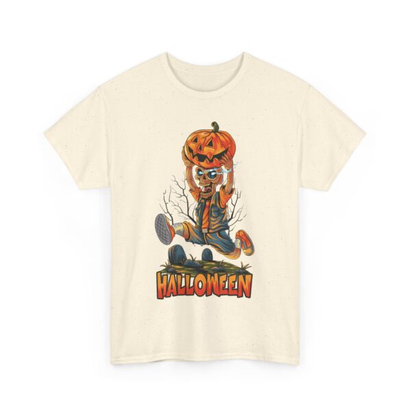 Running Pumkin  Halloween T-Shirt 100% Cotton Unisex