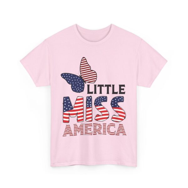 Celebrate Freedom with this 100% Cotton Unisex Independence Day T-Shirt Little Miss America