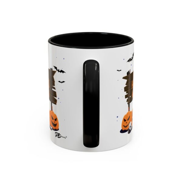 Happy Halloween Ceramic Mug -11oz Glossy Accent Cup with Vibrant Color Contrast - Image 4