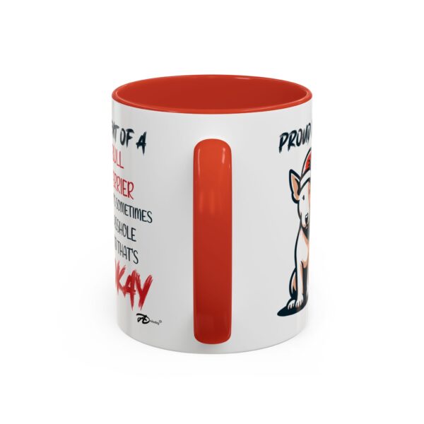 Proud Bull Terrier Parent Mug – Funny Christmas Design, Quirky Holiday Humor - Image 4