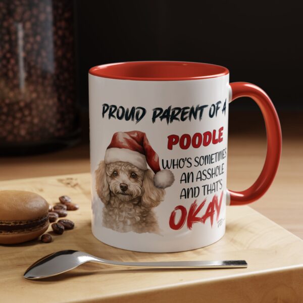 Christmas Poodle Ceramic Mug for Proud Dog Parents - Cute & Fun Design - Image 5