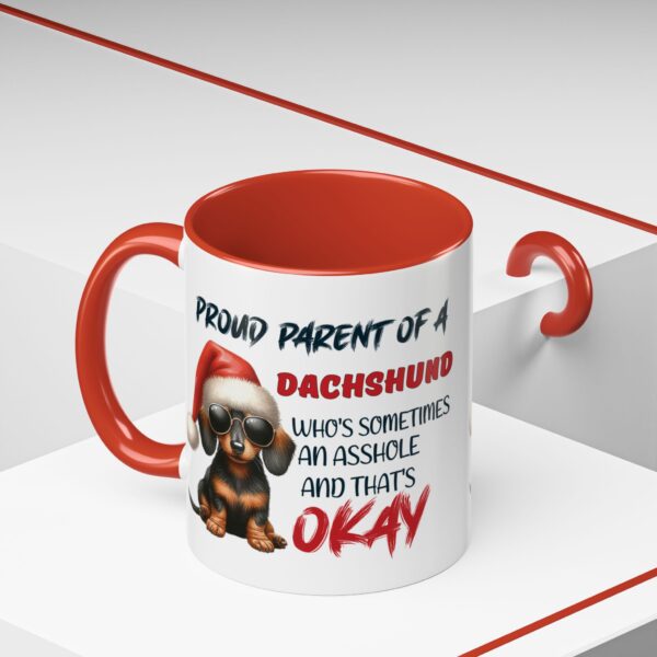 Christmas Dachshund Mug for Proud Dog Parents - Naughty & Nice Humor - Image 6