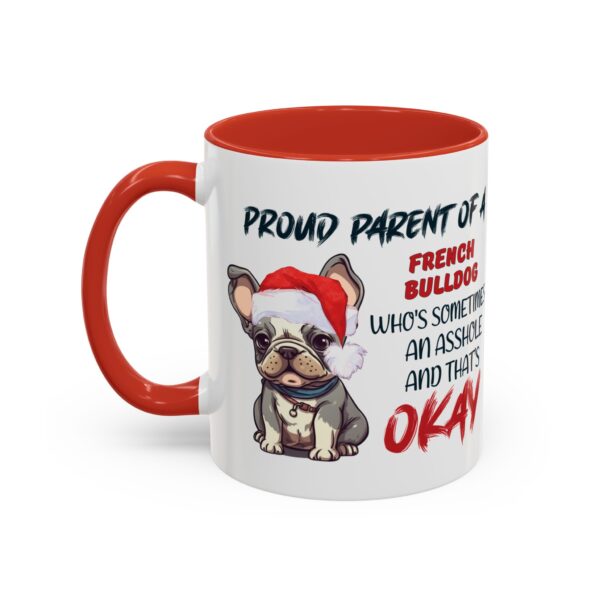 Christmas French Bulldog Frenchie Mug for Proud Dog Parents Funny & Cute Design - Image 3
