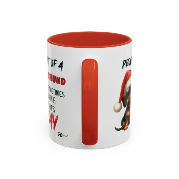Christmas Dachshund Mug for Proud Dog Parents - Naughty & Nice Humor - Image 4