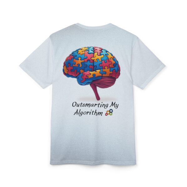 Outsmarting My Algorithm Shirt | Puzzle Brain T Shirt | Smart Graphic Tee | Unisex Polyester Shirt | Nerdy Gift Idea | Tech Style Tee