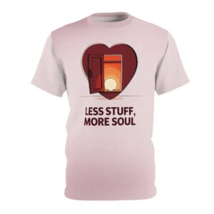Heartfelt Unisex Tee - 'Less Stuff, More Soul' | Casual Wear, Gift Idea, [...]